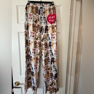 Brief Insanity Lounge PJ Pants unisex XL dog print